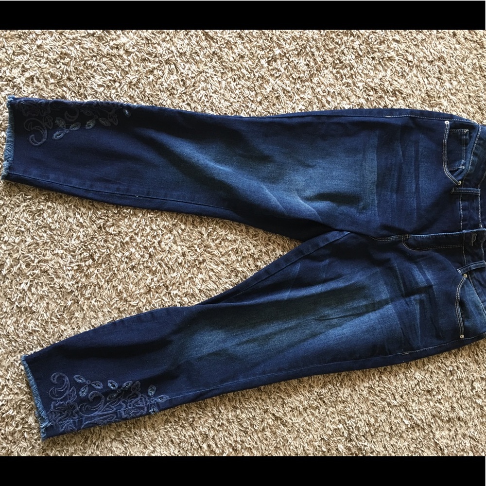 Embroidered jeans